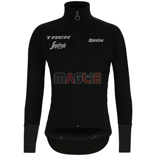 Maglia Trek Segafredo Manica Lunga 2019 Nero